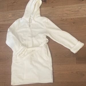 GAP Kids Cream Hooded Robe
